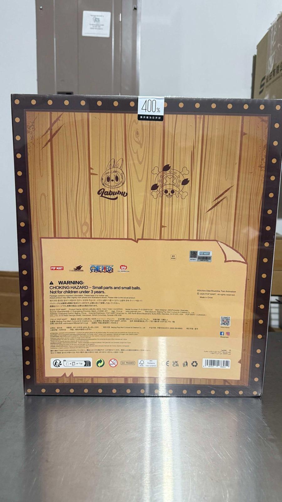 Pop Mart MEGA LABUBU 400% TONY TONY CHOPPER