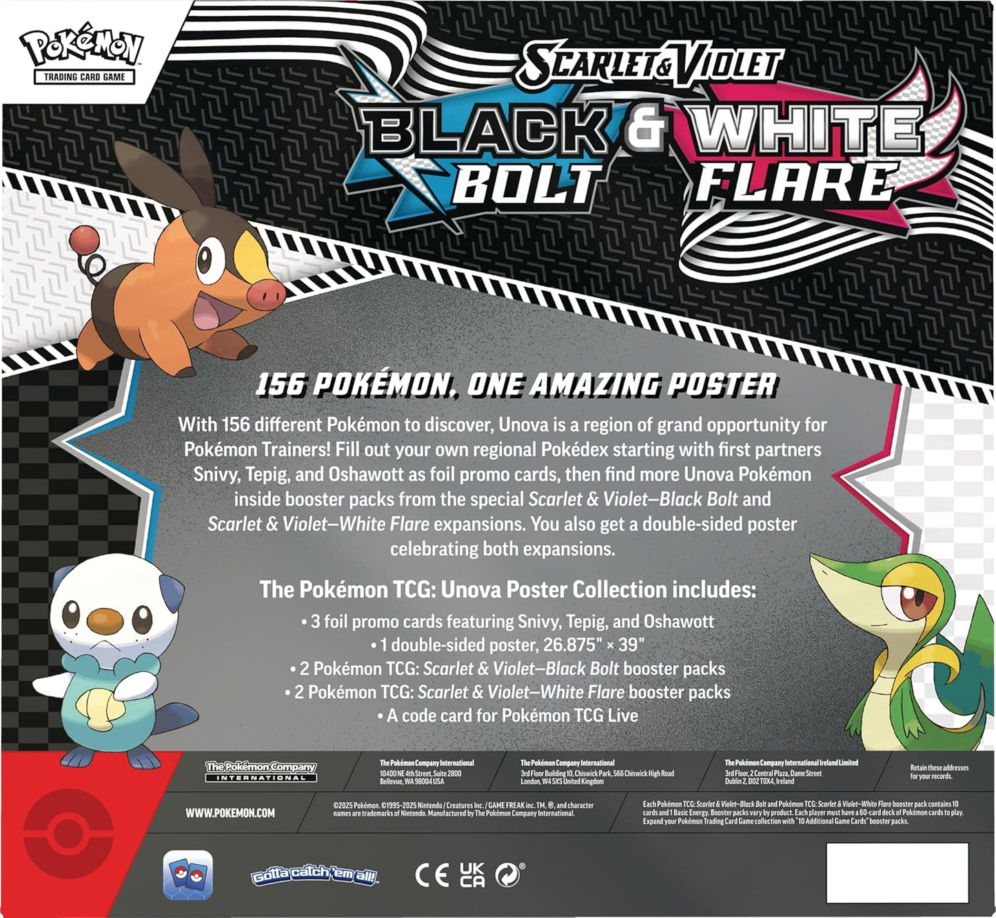 Pokémon TCG: Unova Poster Collection Box
