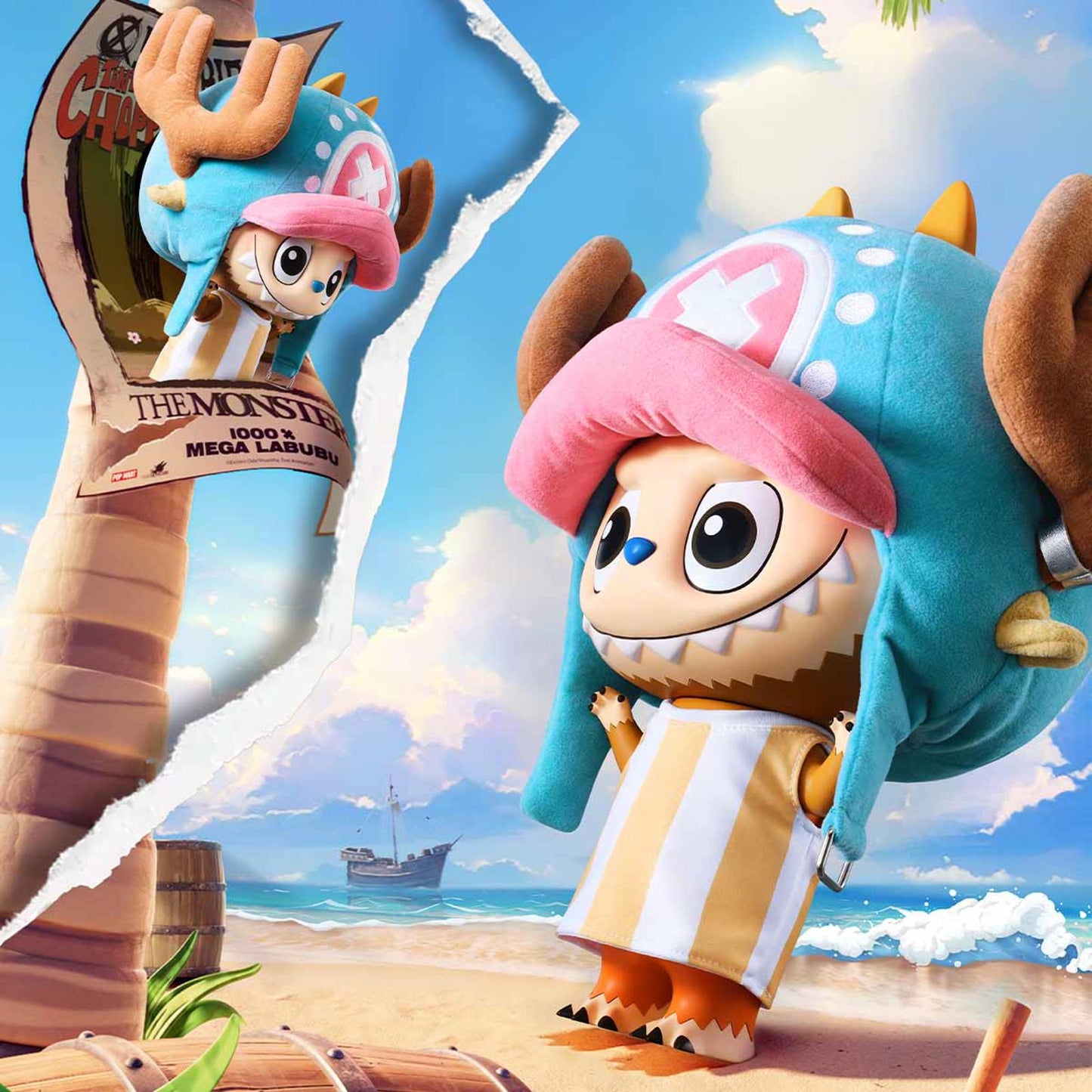 Pop Mart MEGA LABUBU 400% TONY TONY CHOPPER