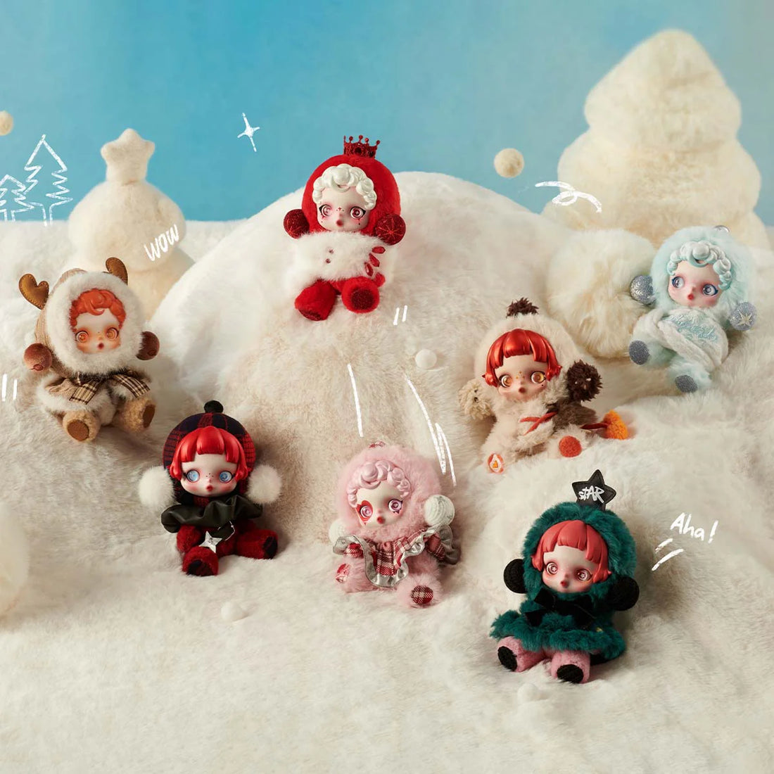 夏セール開催中 MAX80%OFF！ New Releases: Plush Series Symphony Winter SKULLPANDA ぬいぐるみ