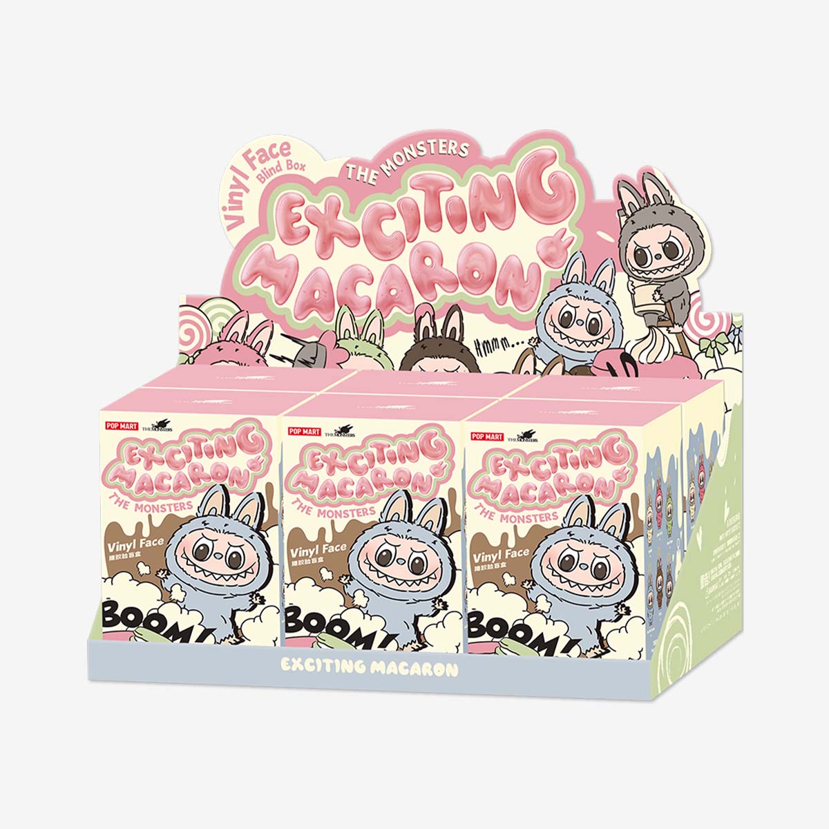 Pop Mart THE MONSTERS - Exciting Macaron Vinyl Face Blind Box