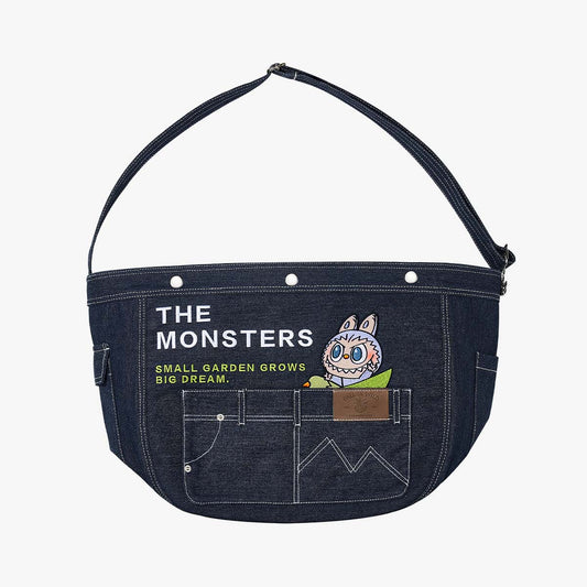 Pop Mart THE MONSTERS FALL IN WILD SERIES-Denim Messenger Bag