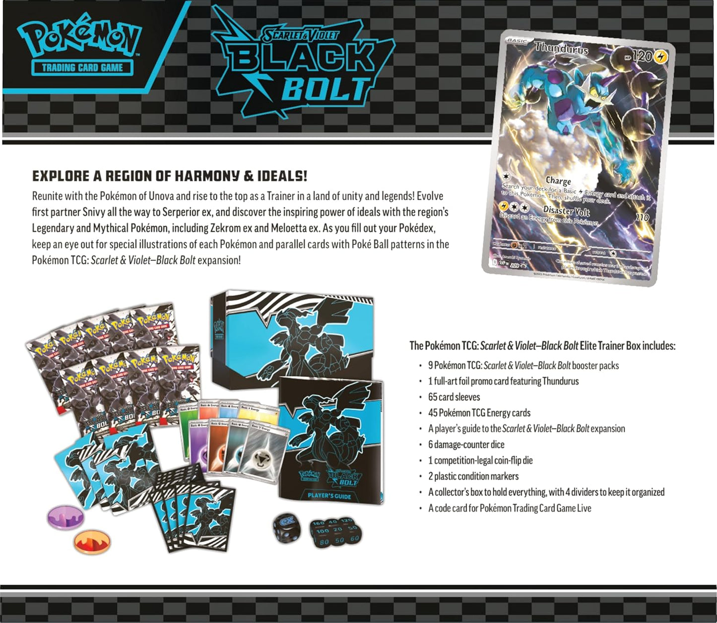 Pokémon TCG: Black Bolt Elite Trainer Box