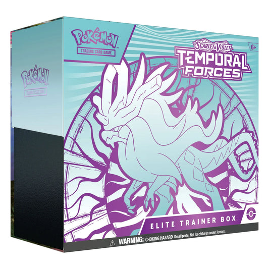 Pokémon TCG: Scarlet & Violet Temporal Forces Elite Trainer Box (Walking Wake)