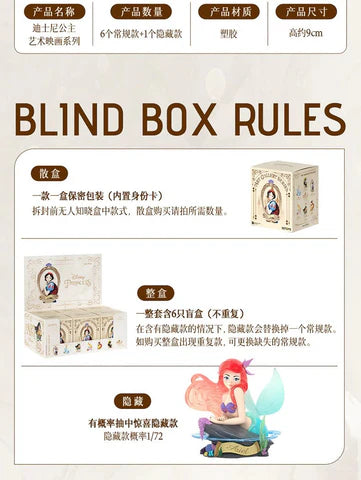 52TOYS Disney Princess Art Gallery Series Blind Box