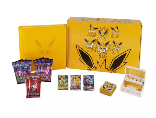 Pokémon TCG: S-Chinese Eevee Jolteon GX Gift Box Exclusive